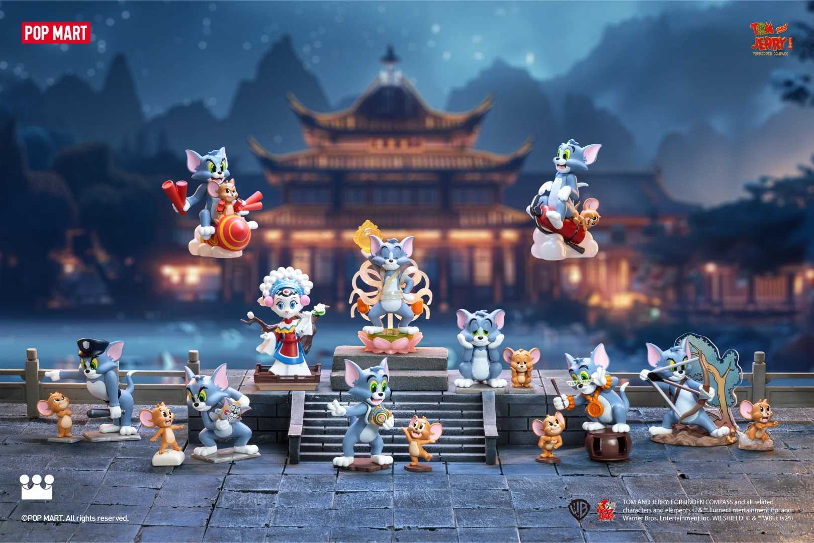 POPMART 泡泡瑪特 湯姆貓與傑利鼠 貓和老鼠 星盤奇緣