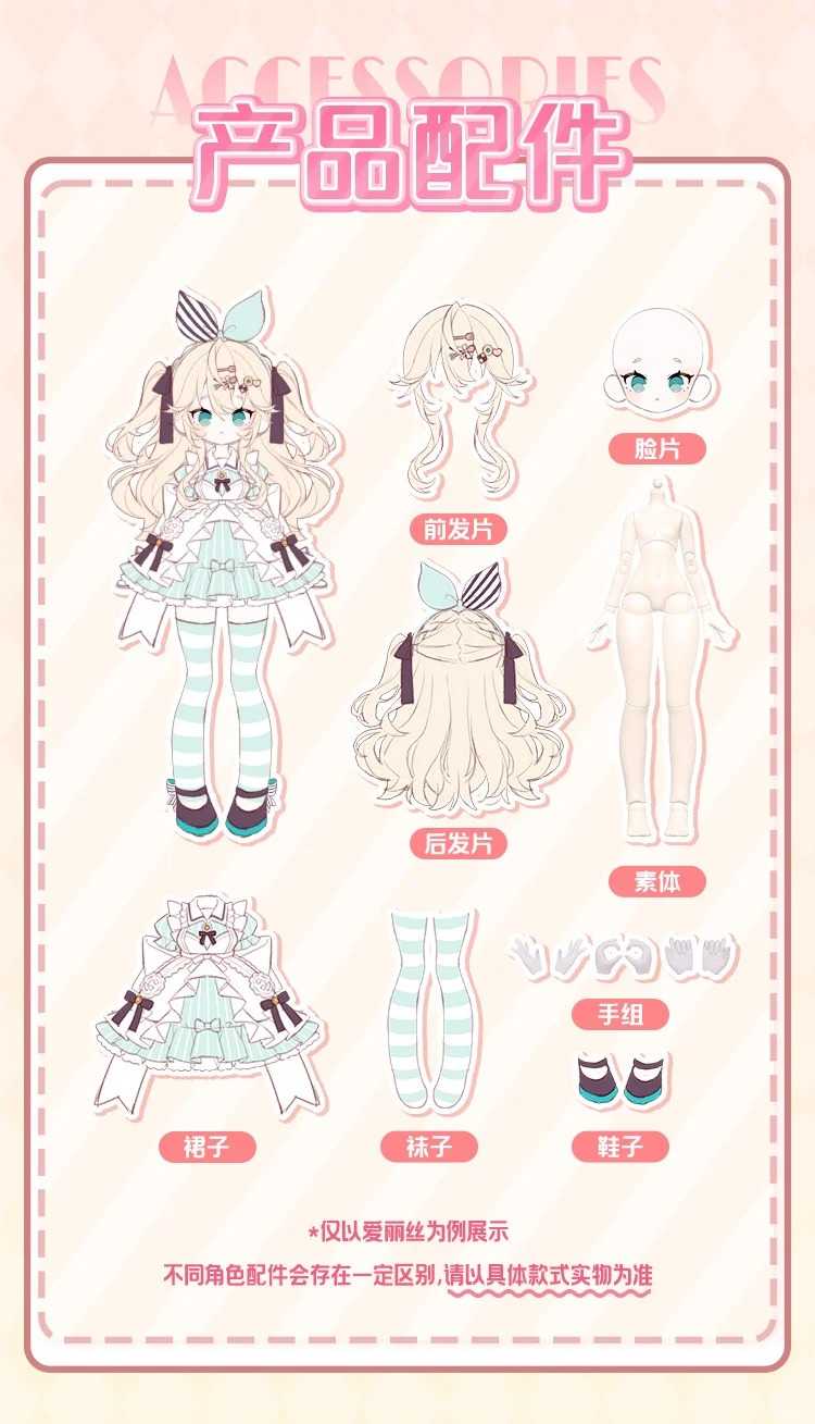 萬夢ONEMORE Sugary Girls系列 BJD