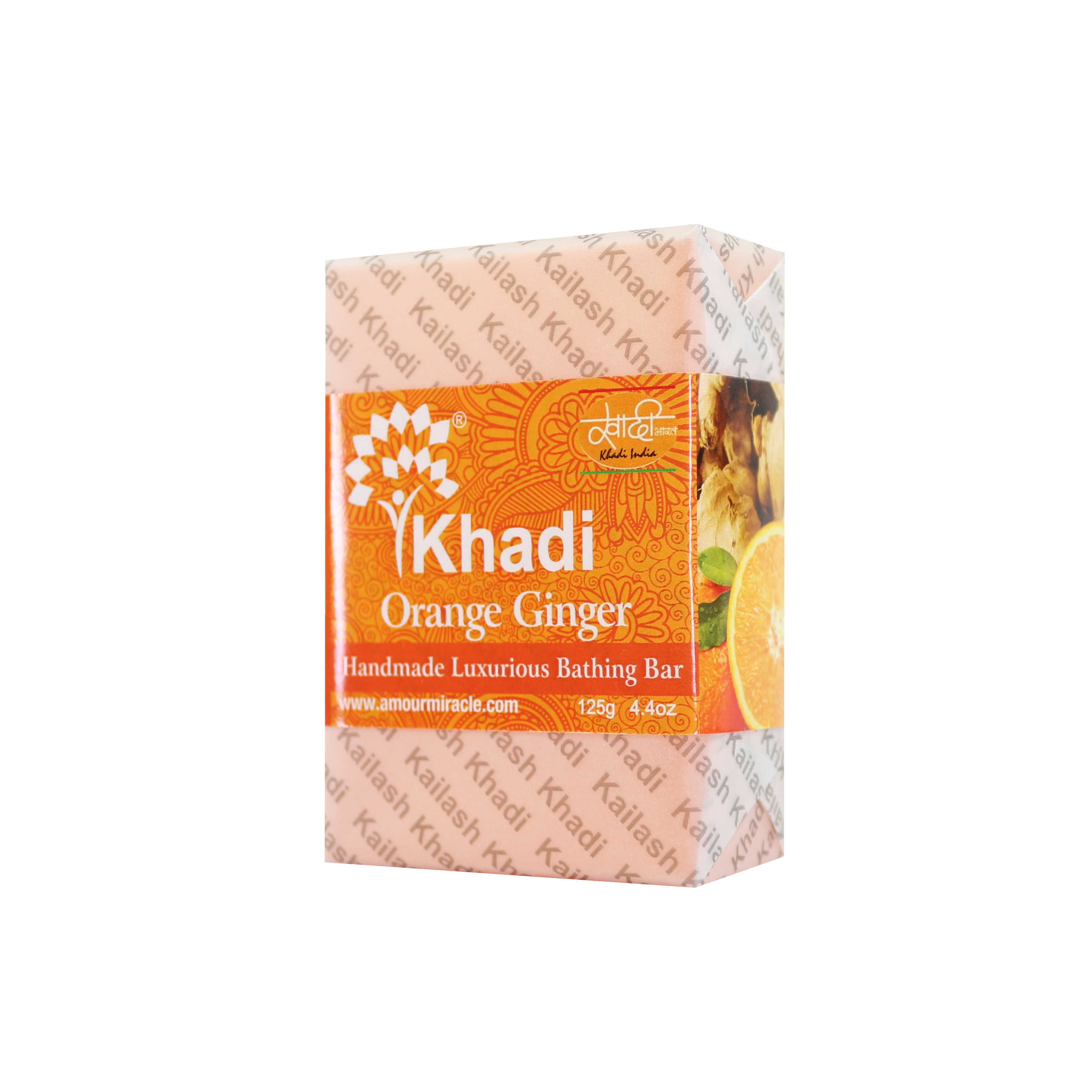 【星羽默】Kailash Khadi 手工皂 柑橙生薑 125g