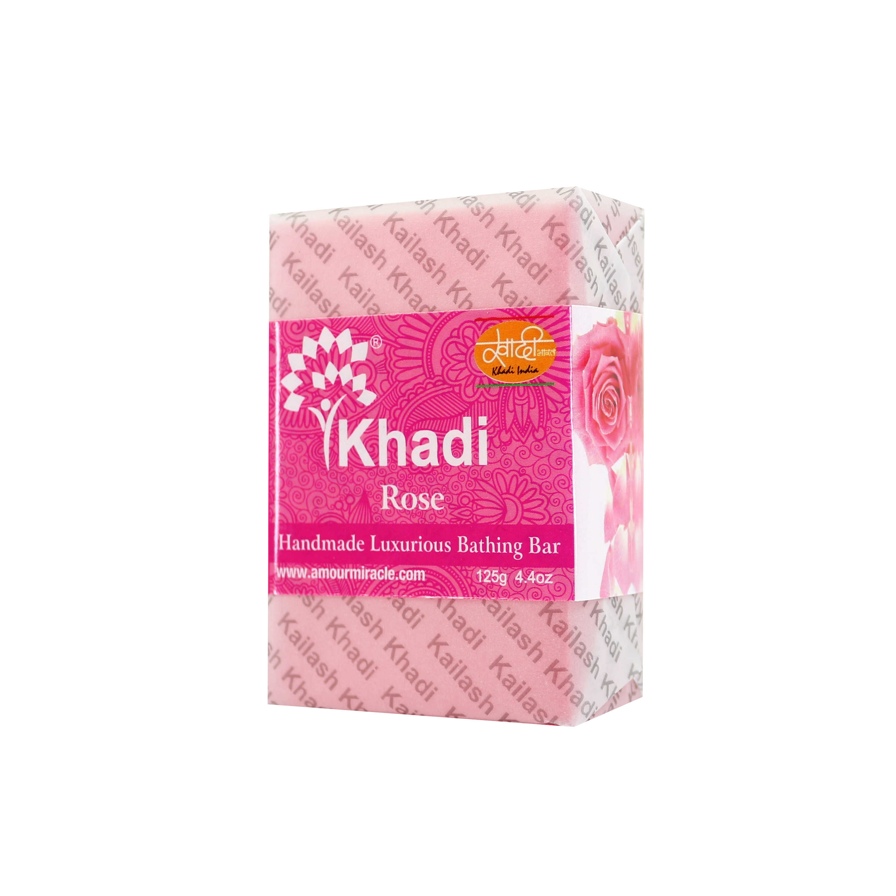 【星羽默】Kailash Khadi 手工皂 經典玫瑰 125g