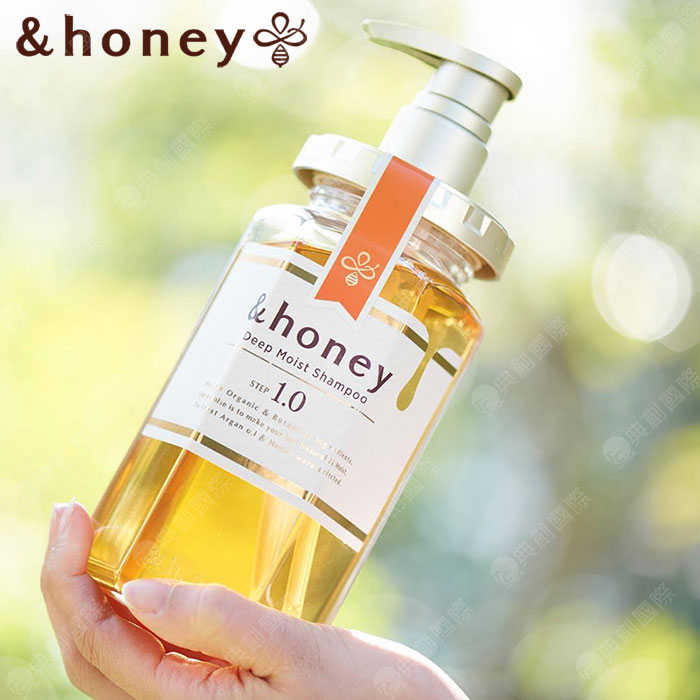 隨機投放：水水出遊就是要美_【日本&honey】蜂蜜亮澤修護-洗髮乳1.0 (440ml)