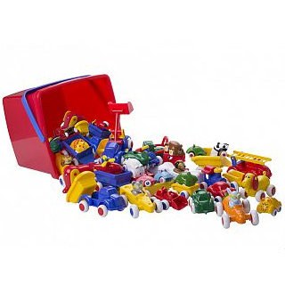 瑞典 Viking Toys 維京玩具【交通工具/動物玩具車(桶)-30件】