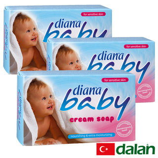 【土耳其dalan】嬰兒舒敏保濕乳霜皂 3入組