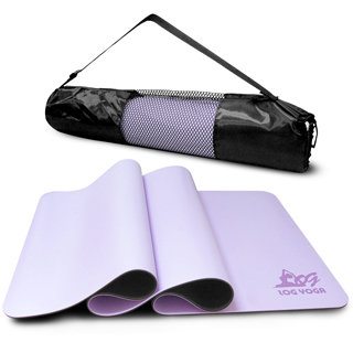 LOG YOGA 樂格 環保無毒PU專業款瑜珈墊 - 淡紫色 (厚度0.5cm)