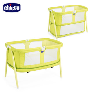 chicco-Lullago Zip可攜式兩段嬰兒床-萊姆翠綠