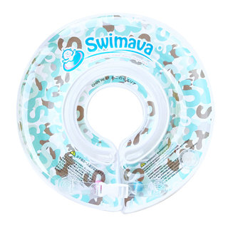 G1 Swimava淺藍迷彩嬰兒游泳脖圈-標準尺寸