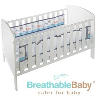 英國 BreathableBaby 透氣嬰兒床圍 兩側型 (19432魔法森林款)