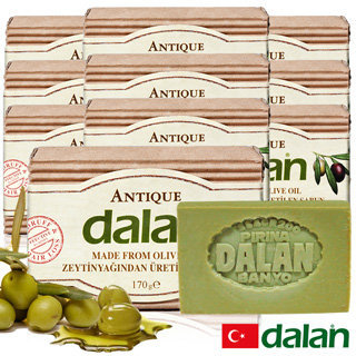 【土耳其dalan】頂級76%橄欖油傳統手工皂 10入