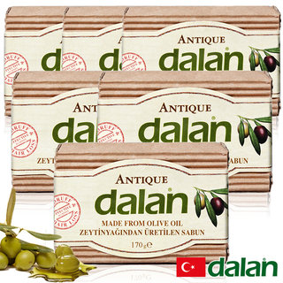 【土耳其dalan】頂級76%橄欖油傳統手工皂 6入