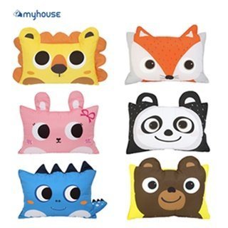 【MYHOUSE】韓國防蟎抗敏可愛動物夥伴雙面枕頭套 - 六款