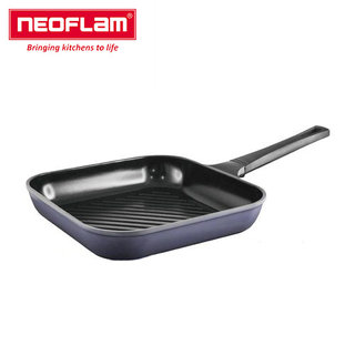 【NEOFLAM】Mitra系列28cm方型煎鍋-紫色