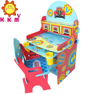 【kikimmy】俏皮兒童書桌－小汽車組