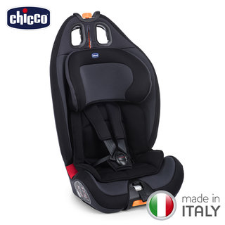 義大利chicco-Gro-Up 123成長型安全汽座-絕對黑