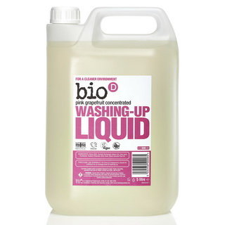 【英國Bio-D】超潔淨天然環保洗碗精(葡萄柚)(5L)