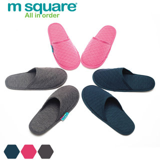 M Square旅行舒適棉包頭拖鞋