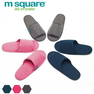 M Square旅行舒適棉開口拖鞋