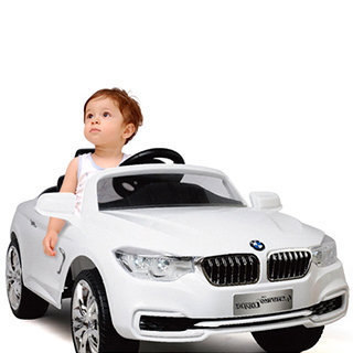 BMW大4附遙控兒童電動車-白