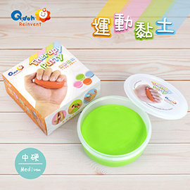 【Q-doh Reinvent】運動黏土-單盒-草綠色-中硬-100g-買就送限時贈品!