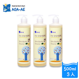韓國AGA-AE-奶瓶蔬果清潔液-罐裝 3入
