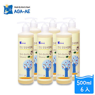 韓國AGA-AE-奶瓶蔬果清潔液-罐裝 6入