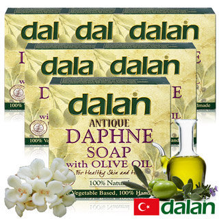 【土耳其dalan】月桂橄欖油傳統手工皂(12%+72%) 6入