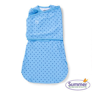 美國【 Summer Infant 】2 合 1 育兒睡袋 - 美式藍星