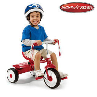 美國【RadioFlyer】紅騎士折疊三輪車