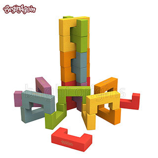 BeginAgain 木頭造型玩具 U型創意積木(24件組) I1703