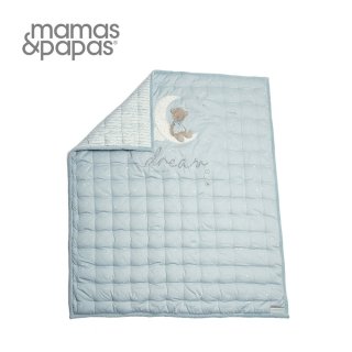 【Mamas & Papas】波里斯熊先生-藍(蓋毯)