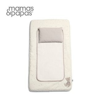 【Mamas & Papas】米莉與波里斯-夢迴海馬-白(尿布墊)