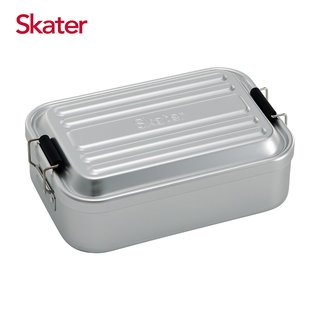 Skater行李箱便當盒-銀