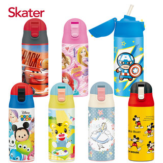 【贈水壺袋】Skater吸管不鏽鋼保溫瓶(360ml) 多款可選