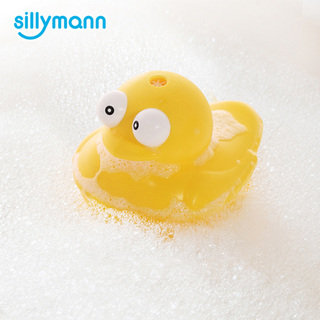 【韓國sillymann】 100%鉑金矽膠小鴨洗澡玩具