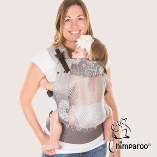 加拿大 Chimparoo Trek Air-O 透氣嬰兒揹帶 - 緹花版 蒲公英月色