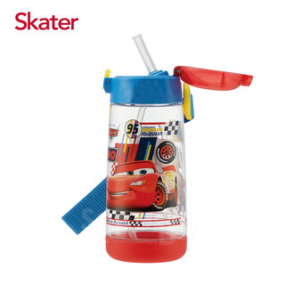 Skater PET吸管水壺(480ml)CARS-紅藍