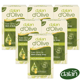 【土耳其dalan】頂級82%橄欖油滋養皂200g 6入組