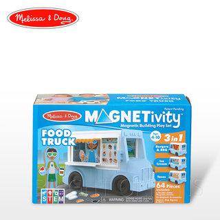 Melissa Doug 變化造型拼圖~食物餐車