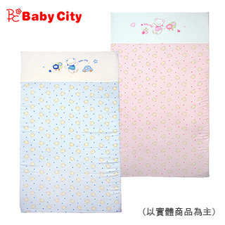 娃娃城 Baby City-寶貝熊乳膠床墊-台規M號(藍/粉)