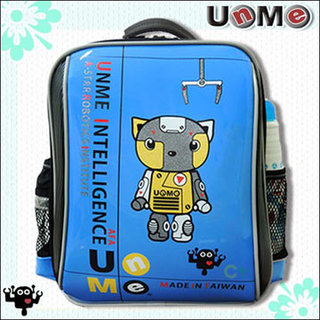 台灣【UnMe】機器人超輕單層後背書包-寶藍色