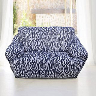 【格藍】叢林狂想曲彈性沙發便利套-斑馬紋1人