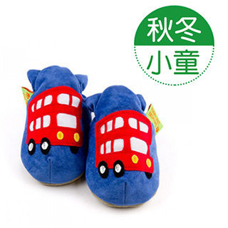 英國【Funky Feet 】倫敦巴士小童室內手工鞋(2-7Y)