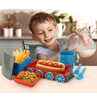 【KIDSFUNWARES】歡樂火車兒童餐具組