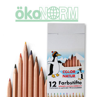 德國【Ökonorm育彩然】無毒安全手彩色鉛筆(12色)