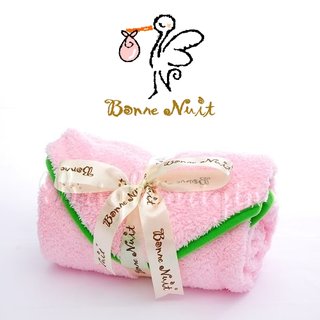 加拿大【Bonne Nuit】Baby雪柔綿包巾 75×75cm 粉色