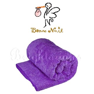 加拿大【Bonne Nuit】雪柔綿枕巾 (90x50cm) 艷紫色