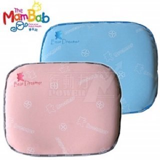 台灣【夢貝比】嬰幼兒塑型枕/乳膠枕(藍粉雙色)