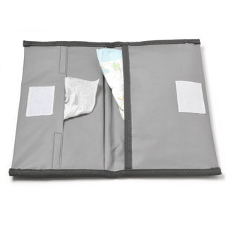 荷蘭【KipKep】攜帶型尿布&濕紙巾收納包-星星灰