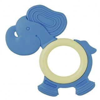 美國【MyNatural】環保固齒器 - Blue Elephant粉藍小象