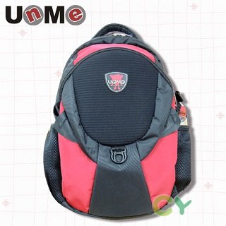 台灣【UnMe】束風休閒後背包-紅色