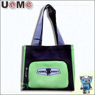 台灣【UnMe機器人】可愛馬卡色餐袋-綠色(2入)